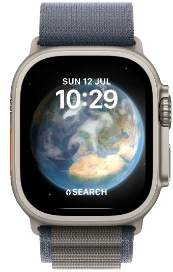 The ShopFair complication on a watch face
