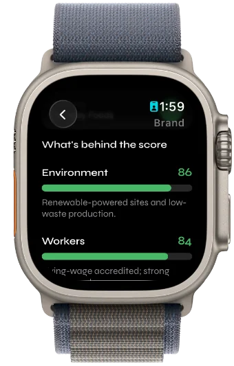 The pillar breakdown on Apple Watch